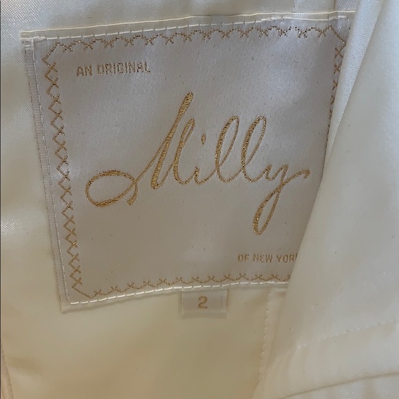 Milly ivory silk dress - Picture 2 of 5